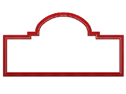 Arch Signboard - lines - Transparent Layer PNG