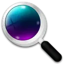Magnifying Glass - search - purple - Free Download PNG