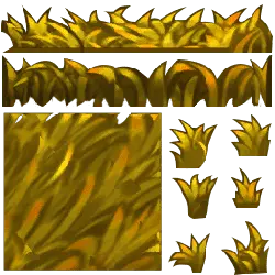 Golden Plant Texture - texture - High Resolution PNG