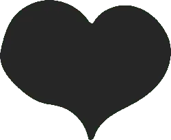 Black Heart Shape Pattern - heart shape - Transparent Background PNG