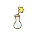 Flower in a Vase - yellow - Transparent Layer PNG
