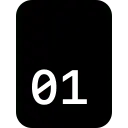 White Line Pattern on Black Background - High Resolution PNG - art