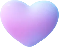 Heart - gradient - black - No Background PNG