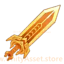 Golden Sword - weapon - Curated PNG
