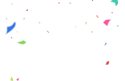 Colorful Confetti - Transparent Background PNG - holiday