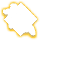 Yellow Glowing Object - outline - No Watermark PNG