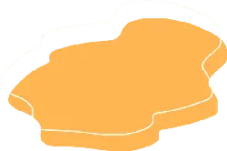 Abstract Shape - irregular - orange - Free Download PNG
