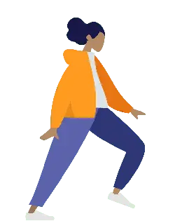 Person in Orange Jacket - fashion - Free PNG