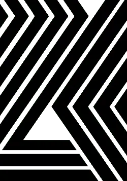 Abstract Geometric Pattern - minimalist style - black background - PNG Images