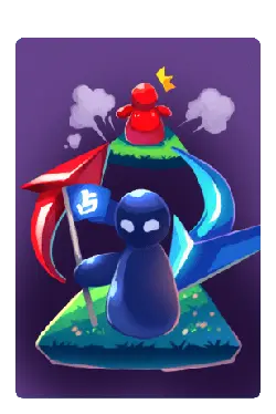 Blue Sprite - game character - PNG