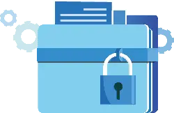 Folder and Lock - No Watermark PNG