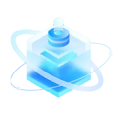 Blue Cube - technology - PNG