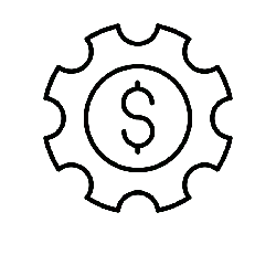 Gear Dollar Sign - gear - Transparent Layer PNG