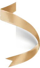 Gold Ribbon - decoration - No Background PNG