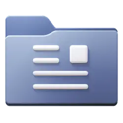 Folder Icon - data - storage - High Resolution PNG