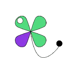 Clover - purple - High Resolution PNG