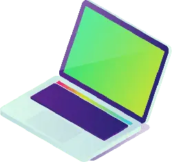 Colorful Laptop - modern - Free PNG