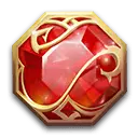 Red Gemstone - red - decorative - Free PNG