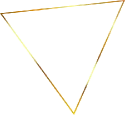 Gold Triangle - graphic design - No Background PNG