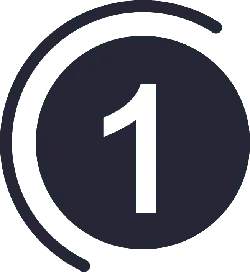 Number 1 Icon - logo - Free PNG