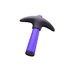 Purple Hammer - construction - High Resolution PNG