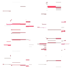 Pixel Art Style Abstract Graphics - red - PNG