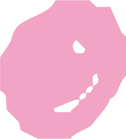 Pink Smiley Face - simple design - PNG Images