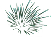 Fireworks - glow - night sky - Transparent Background PNG