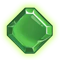 Green Gemstone - decorative - High Resolution PNG