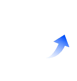 Blue Arrow - gradient - blue - Transparent Layer PNG