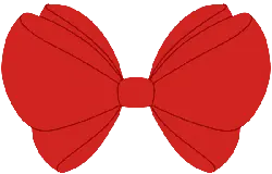 Red Bow - red - ribbon - Free PNG