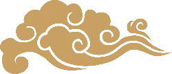Cloud Pattern - gold color - Free PNG