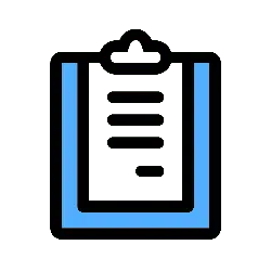 Blue U-shape Pattern - minimalist - No Background PNG