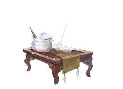 Wooden Tea Set - practical - Lossless PNG