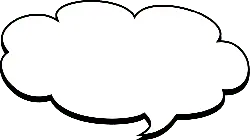 Speech Bubble - Transparent Layer PNG - speech