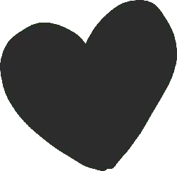 Black Heart Shape Pattern - Popular Download PNG