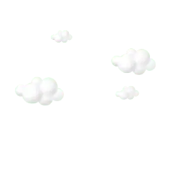 White Clouds - simple - PNG Images