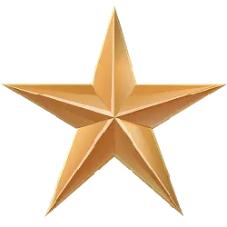 Five-pointed Star - geometric shape - Free PNG