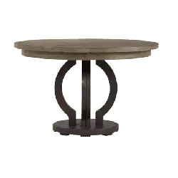 Round Wooden Table - modern - table - Transparent Layer PNG