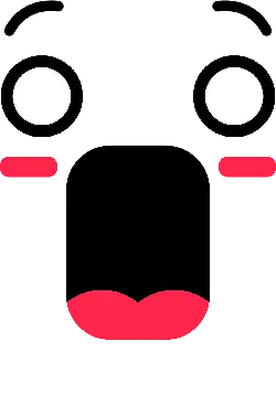 Smiling Face - red - white - Free Download PNG