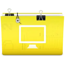 Yellow Folder - icon - High Resolution PNG