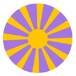 Sun Pattern - purple - High Resolution PNG