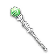 Green Gem Staff - magic - High Resolution PNG