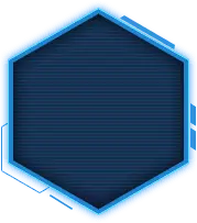 Blue Hexagon Pattern - Curated PNG