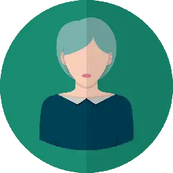 Blue-haired Female Avatar - illustration - High Resolution PNG