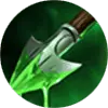 Green Staff - weapon - Lossless PNG