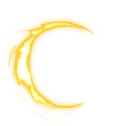 Golden Crescent Moon - golden - Free Download PNG