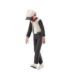 Cartoon Character with Hat - hat - cartoon - Transparent Background PNG