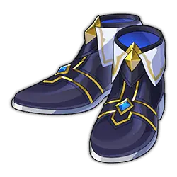 Blue Gem Boots - game item - Transparent Background PNG