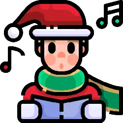 Santa Claus - scarf - PNG Images
